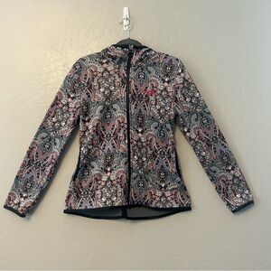 Odd Molly paisley print storm mid layer hooded jacket size 3 large